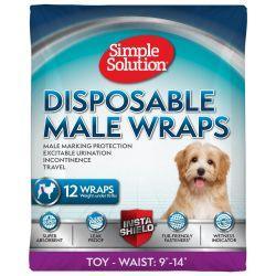 Simple Solution Disposable Male Wrap - North East Pet Shop Simple Solution