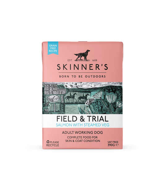Skinners Field & Trial Adult Grain Free Salmon 18x390g - North East Pet Shop Skinners