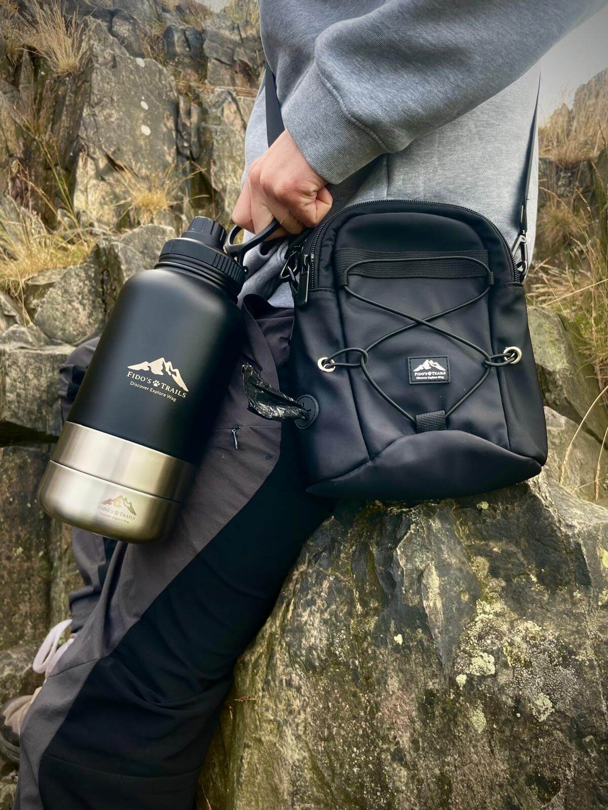 Tactical Dog Walking Bag with Poo Bag Dispenser - Fido's Trails