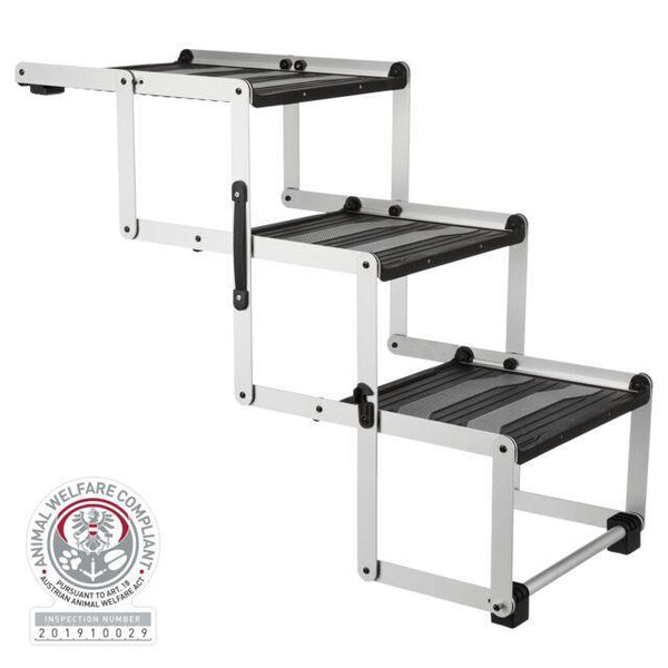 TRIXIE 3-step folding steps, aluminium/plastic/TPR – North East Pets