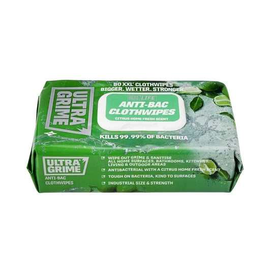 UltraGrime XXL Anti Bac Wipes 40pk - North East Pet Shop Ultra Grime