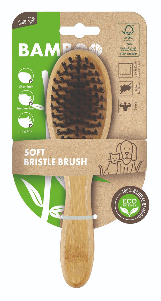 M-PETS Bamboo Soft Bristle Brush