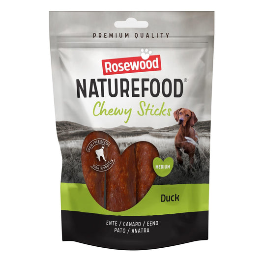 Naturefood Chewy Sticks Duck - Medium 4pc 100g
