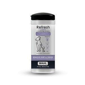 Wahl Dog Refresh Cleaning Wipes Lavender Chamomile x 50 Wipes - North East Pet Shop Wahl