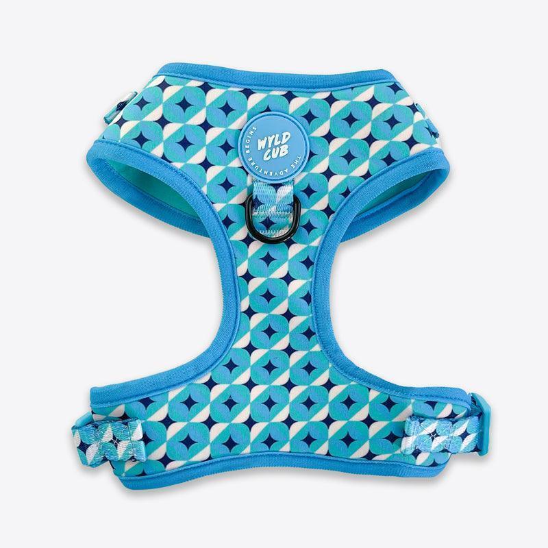 Wyld Cub - Adjustable Dog Harness: Knightsbridge Azure - North East Pet Shop Wyld Cub