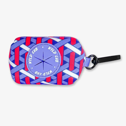 Wyld Cub - Dog Poop Bag Holder: Knightsbridge Violet - North East Pet Shop Wyld Cub