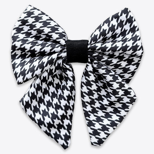 Wyld Cub - Dog Sailor Bow Tie: Knightsbridge Houndstooth - North East Pet Shop Wyld Cub