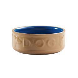 Mason Cash Cane & Blue Lettered Dog Bowl 7" - North East Pet Shop Mason & Cash